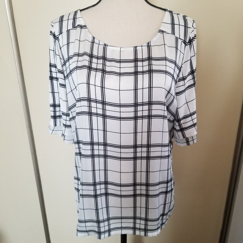 The Limited Checkered Pattern Blouse - image 1